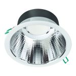 Philips LED Downlight Coreline DN142B Aluminium Weiß 19.2W 2300lm 60D - 830 Warmweiß | Ausschnitt 200mm - IP20 - UGR<19