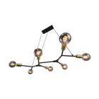 Nordlux Pendelleuchte Josefine Metall Schwarz | IP20 - Geeignet für 7x E27