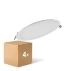 Mehrfachpackung 4x Ledvance LED Downlight Slim Rund DN210 18W 1530lm 120D - 830 Warmweiß | 225mm