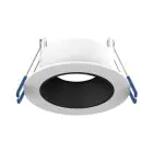Noxion LED-Spot Ares Tief ring Weiß - mit Innenring Schwarz | Ausschnitt 68mm - incl. GU10 Fitting