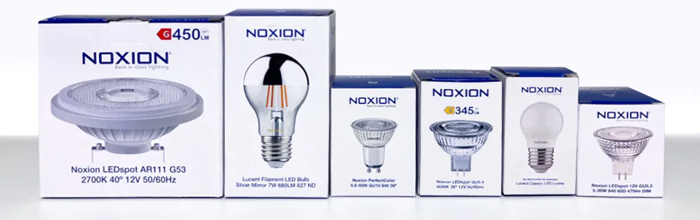 verschiedene LED Verpackungen von Noxion